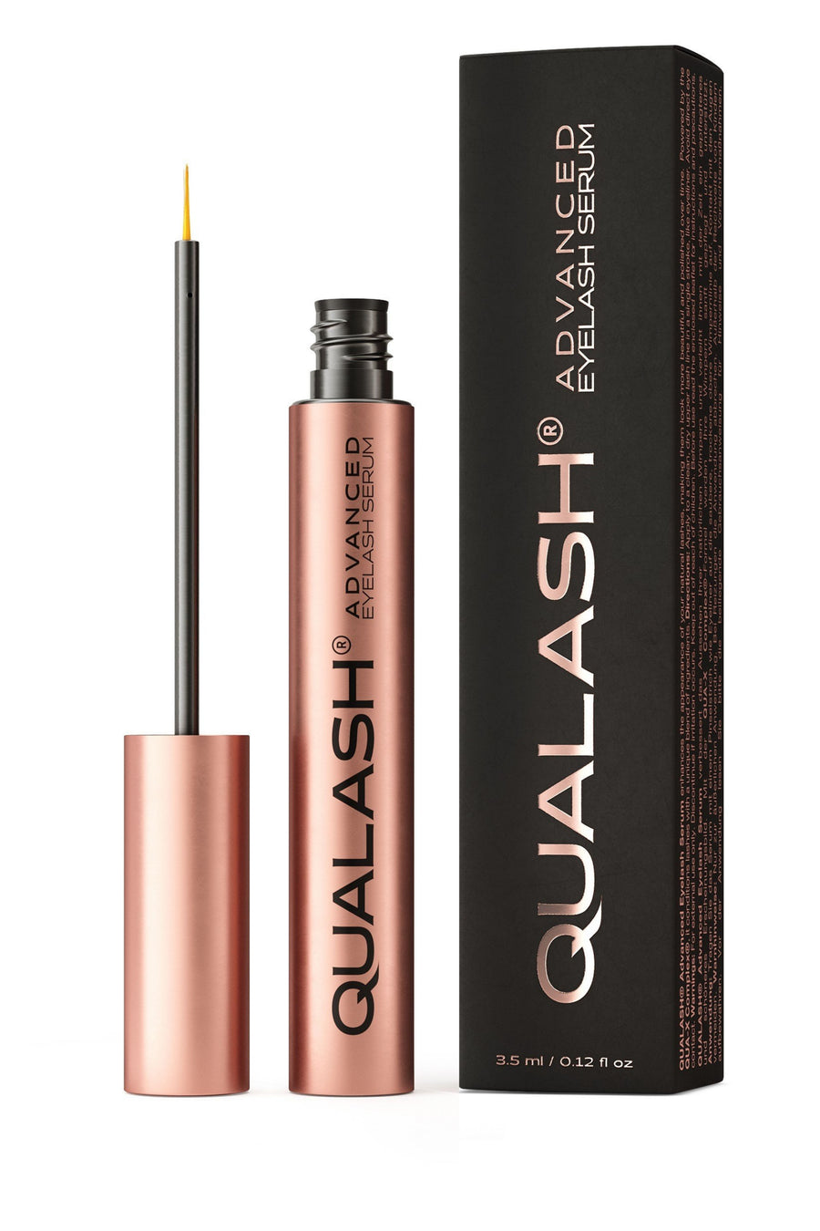 Qualash Advanced Eyelash Serum tube and box